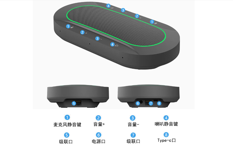 FC-J60BP可级联全向麦克风