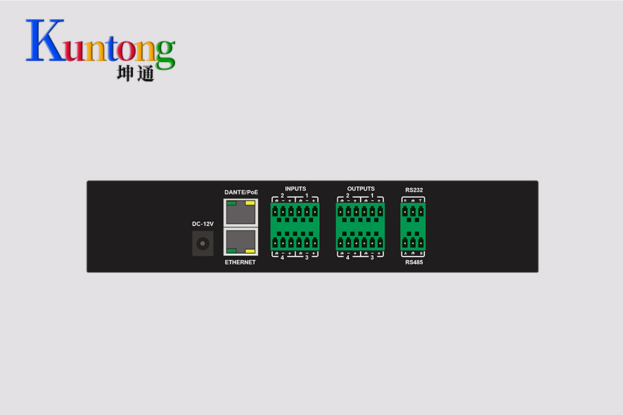 Kuntong坤通KTM-DAP-0404 4进4出数字音频处理器