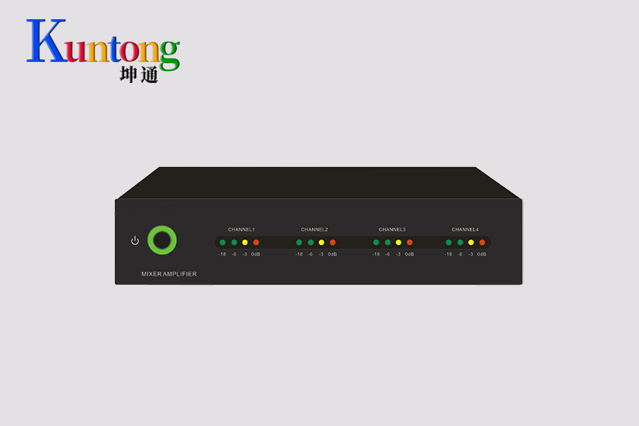 Kuntong坤通KTM-CPA-480 4通道数字功放——一台功放推四支音箱，小空间也能分区分声道