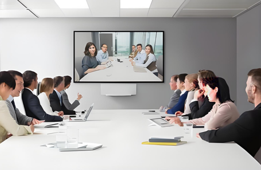 会议室“混搭”方案：MAXHUB华为平板+宝利通，新老设备一起开会