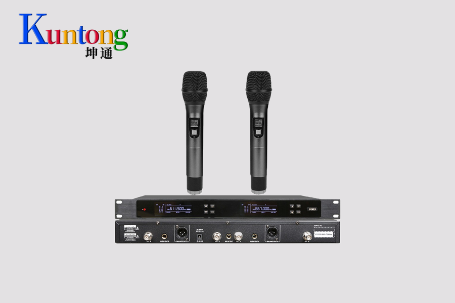 湖北十堰机场使用坤通U段一拖二无线手持话筒KTM-HWM-U802T